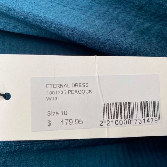 SHEIKE Eternal Tiered Formal Wedding Evening Midi Dress in Peacock NWT - Picture 10 of 14